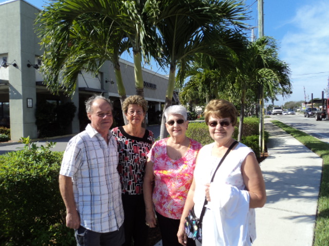 Ron and Verna, Marie and Chris