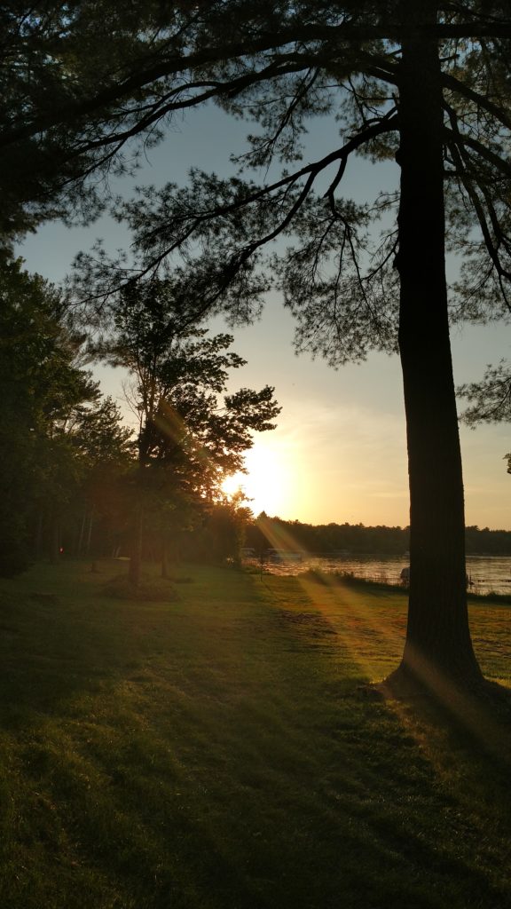 heading to sunset